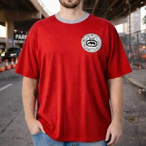 Ecko Unltd Red Y2K Graphic T Shirt XL Hip Hop Streetwear Logo Tee